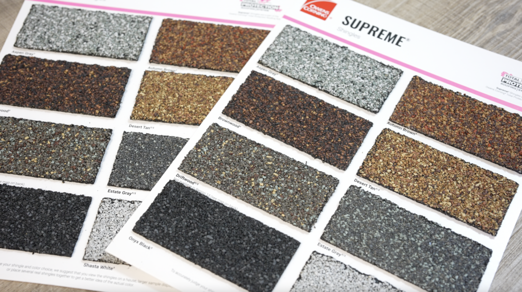 Backgroung image of Owens Corning Shingles Samples