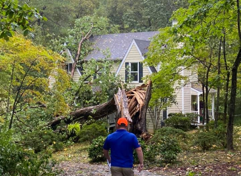 Photo of Emergency Roof Repair Service for roof with storm damage