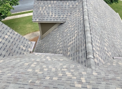 Image of gray roof inspection