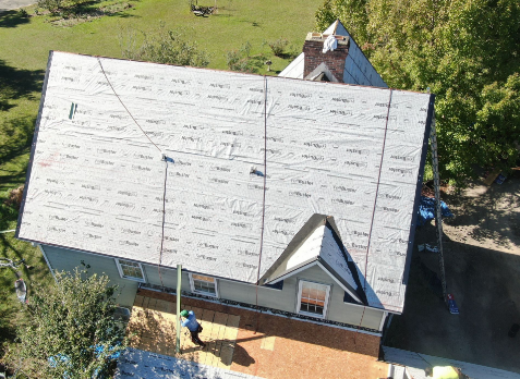 Photo of a Douglas home having its roof replaced