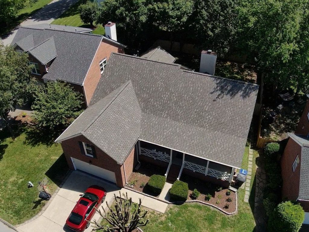 Drone image of New Roofing in Green Hill Tennessee