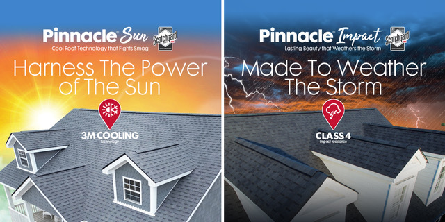 Photo of a house with Atlas Pinnacle shingles